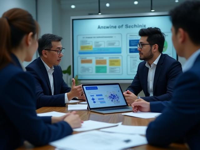 B2B企業向けにアカウントベースドマーケティングを支援するイメージ